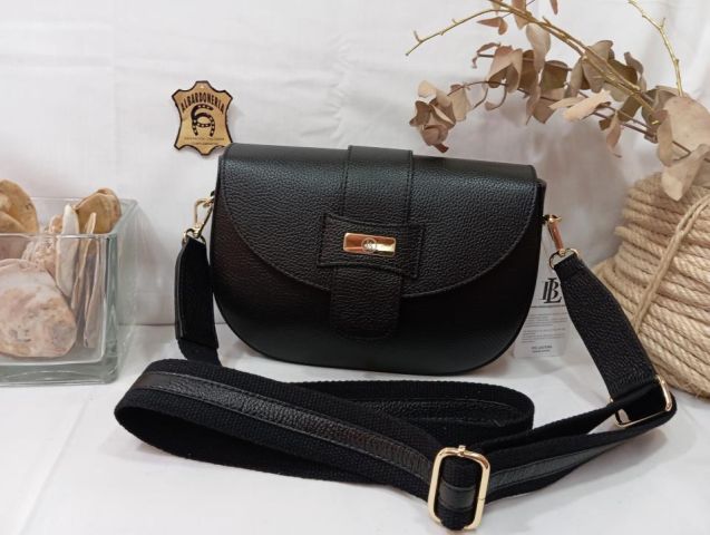 03-1020 BOLSO DOLLARO PIEL NEGRO 17X26X8 