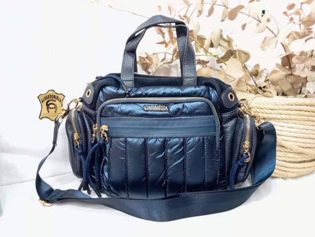 186056  BOLSO SRA. TEXTIL NAVY CARMELA