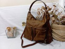 186066  BOLSO SRA. TEXTIL CAMEL CARMELA