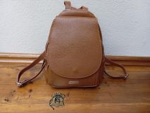 2-1075 MOCHILA PIEL DOLLARO CUERO 22X32X10